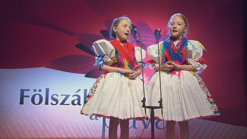 A Haraszti ikrek a Felszállott a páva középdöntőjében